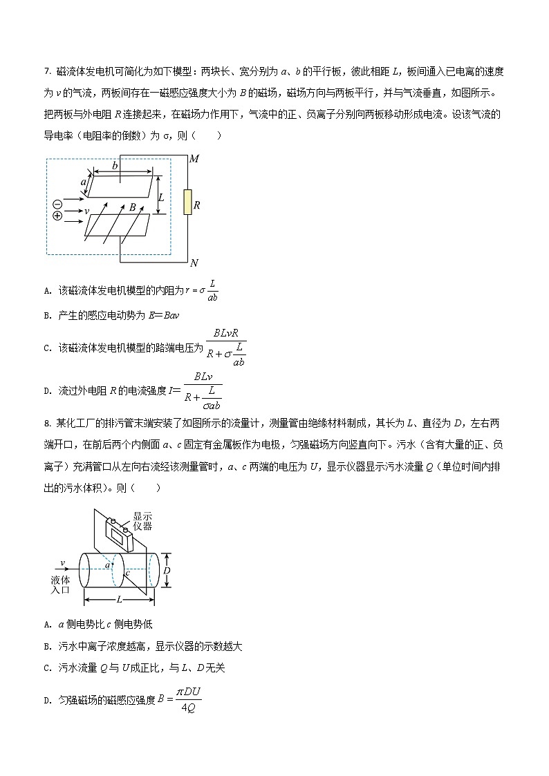 专题九：洛伦兹力与现代科技 课后练03