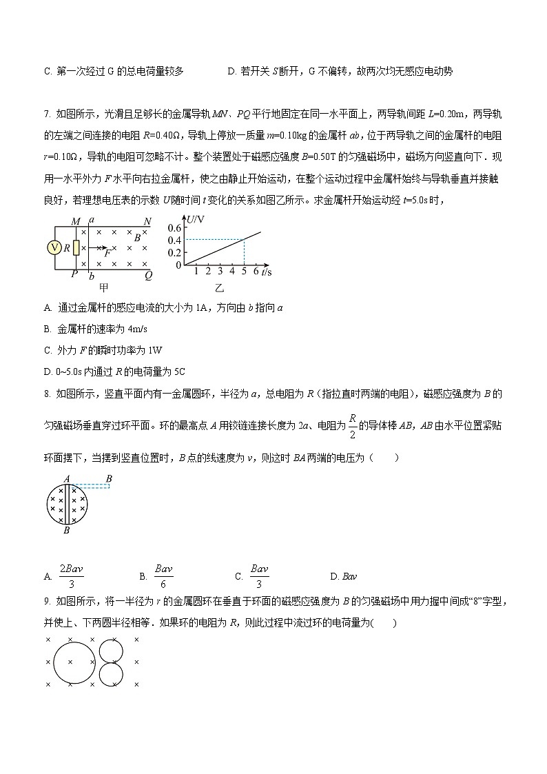 专题二：电磁感应中的电路、电荷量问题 课后练03