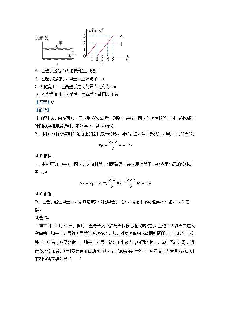 湖南省永州市2022-2023学年高三物理上学期二模试题（Word版附解析）03