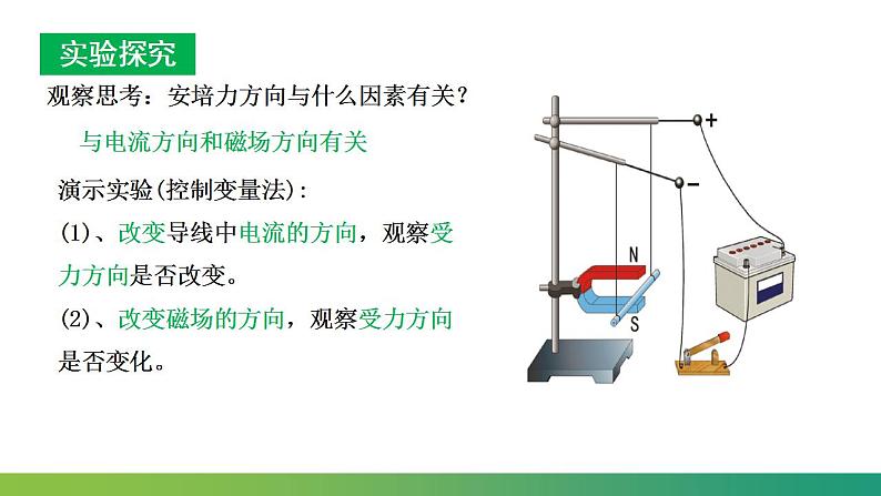 1.1 磁场对通电导线的作用力(课件)-高中物理课件（人教版2019选择性必修第二册）08