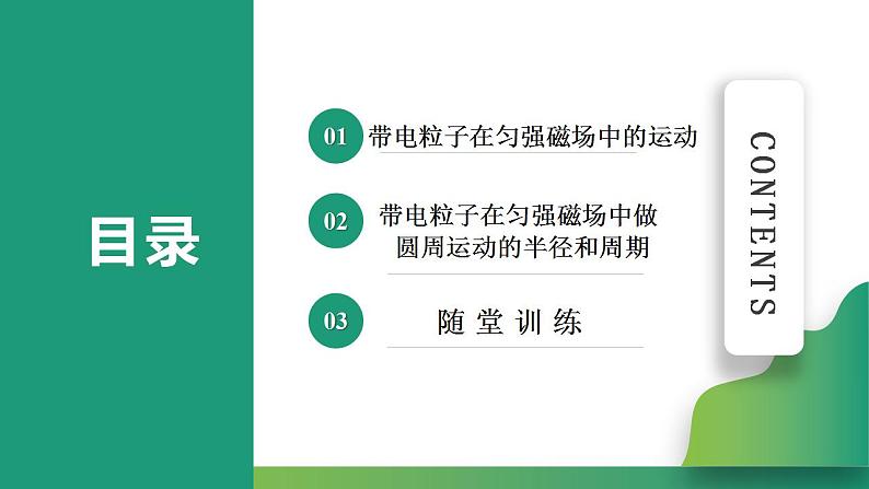 1.3.1带电粒子在匀强磁场中的运动(课件)-高中物理课件（人教版2019选择性必修第二册）02