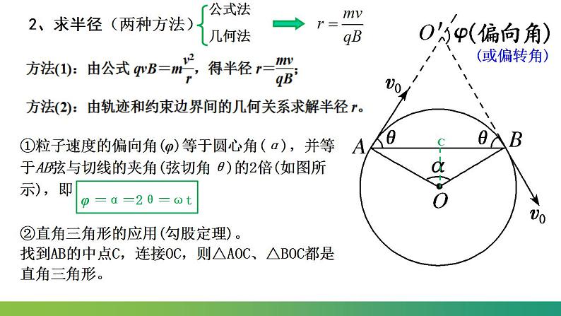 1.3.2 带电粒子在有界磁场中的运动(课件)-高中物理课件（人教版2019选择性必修第二册）08