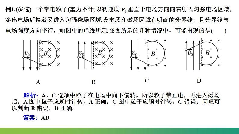 专题  带电粒子在复合场中的运动(课件)-高中物理课件（人教版2019选择性必修第二册）07