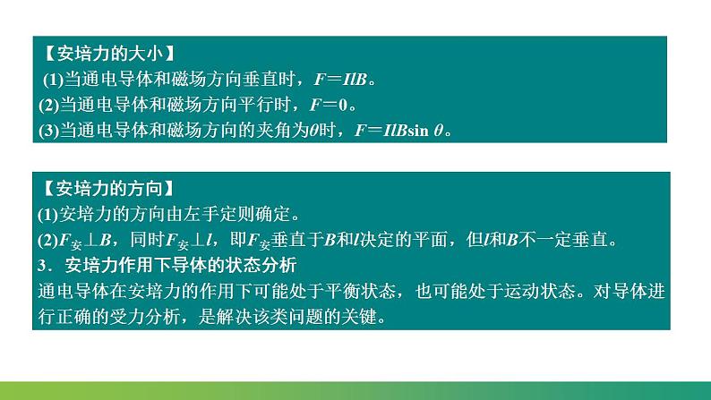 第一章 安培力与洛伦兹力 章末复习(课件)-高中物理课件（人教版2019选择性必修第二册）06