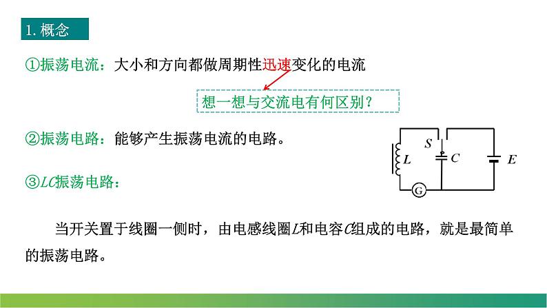 4.1电磁振荡(课件)-高中物理课件（人教版2019选择性必修第二册）08