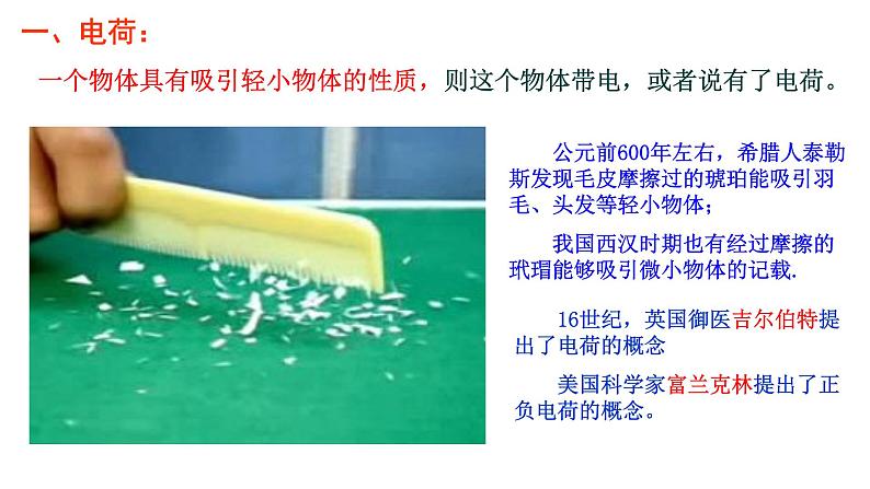 9.1 电荷-高中物理课件（2019人教版必修第三册）第2页