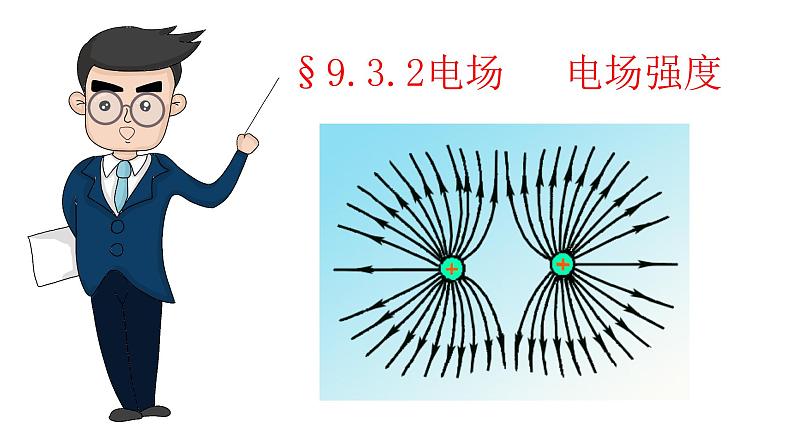 9.3.2电场  电场强度-高中物理课件（2019人教版必修第三册）第1页