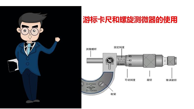 专题  游标卡尺和螺旋测微器的使用-高中物理课件（2019人教版必修第三册）01