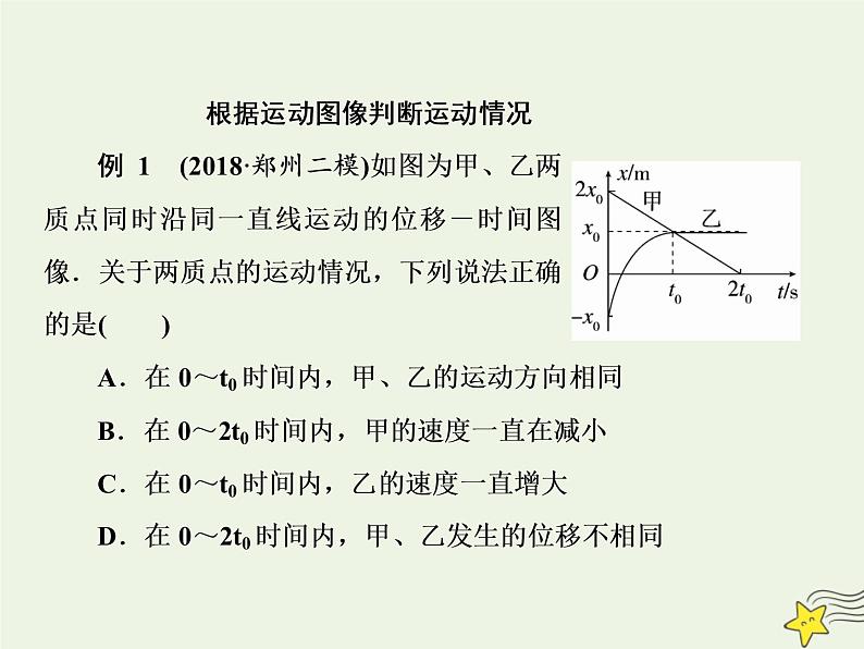 高中物理高考 新课标2020高考物理一轮复习1 4运动图像专题课件新人教版06