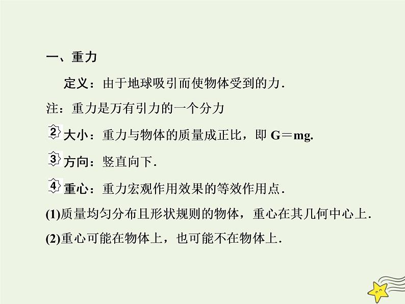 高中物理高考 新课标2020高考物理一轮复习2 1重力弹力摩擦力课件新人教第5页