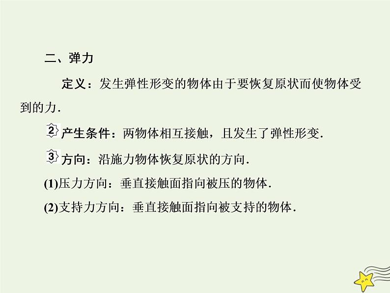 高中物理高考 新课标2020高考物理一轮复习2 1重力弹力摩擦力课件新人教第6页