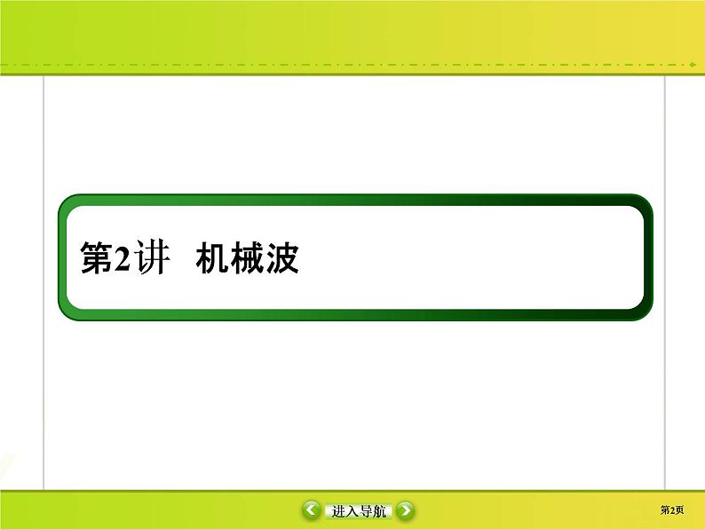 高中物理高考 选修3-4-2课件PPT第2页