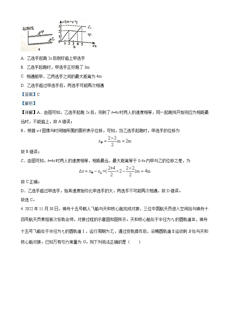 2023精品解析：永州高三第二次适应性考试（二模）物理试题03