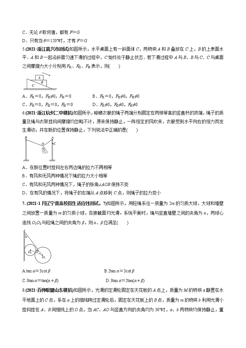 高中物理高考 专题02 质量检测（原卷版）第2页