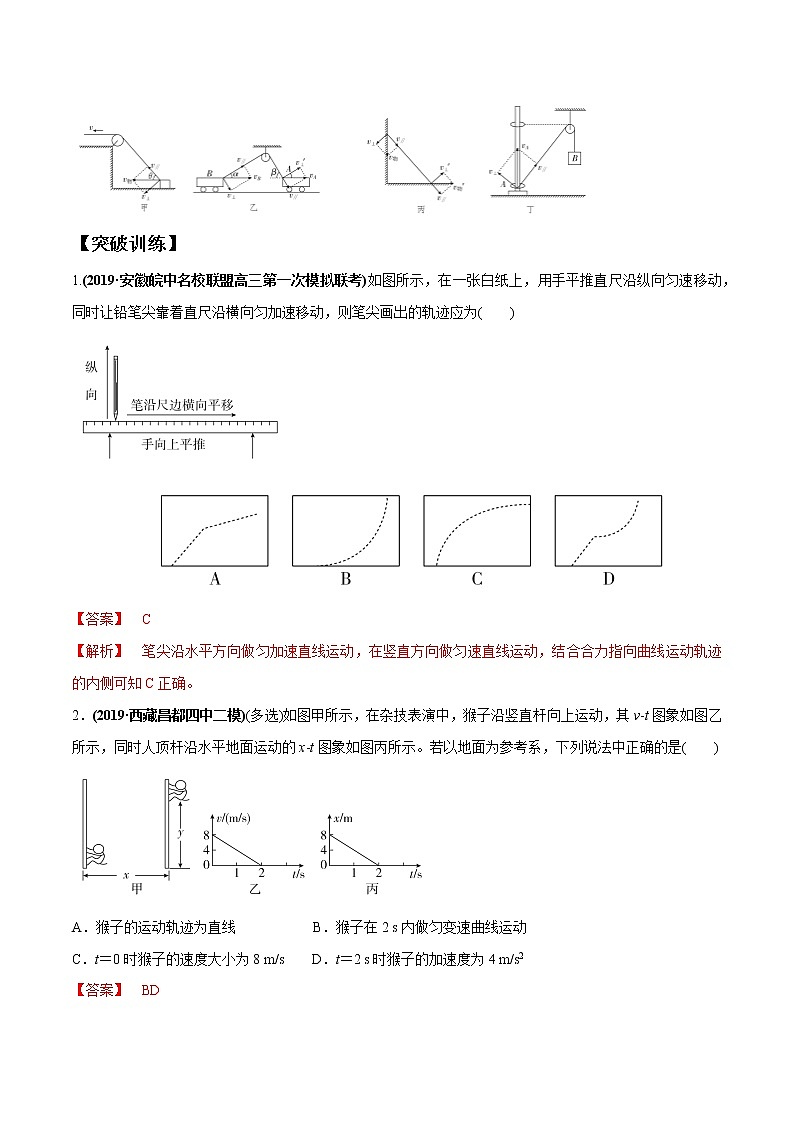 高中物理高考 专题04 曲线运动常考模型（解析版）03