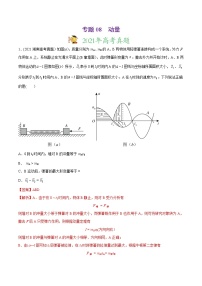 高中物理高考 专题08 动量-2021年高考物理真题与模拟题分类训练（教师版含解析）(1)