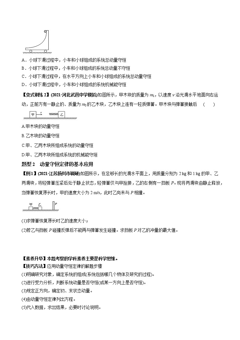 高中物理高考 专题9 2 动量守恒定律的应用及实验【讲】原卷版第3页