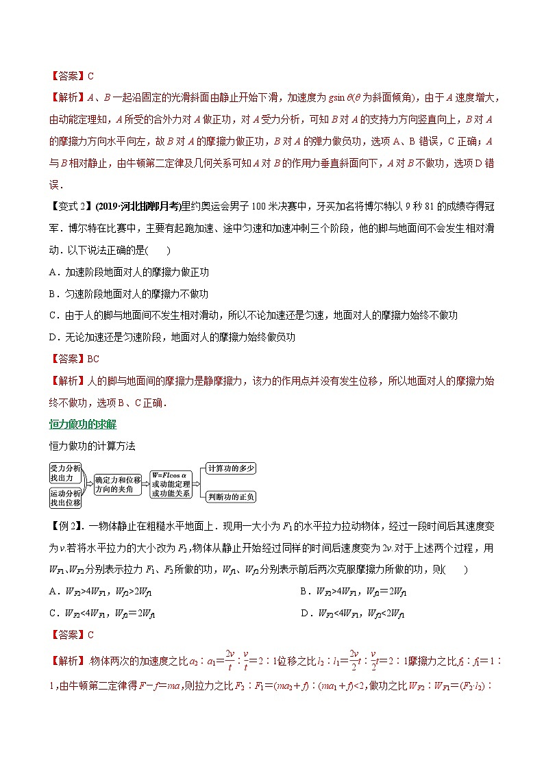 高中物理高考 专题11 功和功率的理解与计算（解析版）03