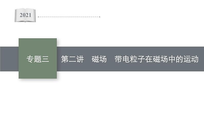 高中物理高考 专题三 第二讲　磁场　带电粒子在磁场中的运动—2021届高考物理二轮总复习课件第1页