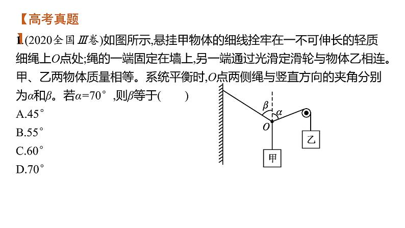 高中物理高考 专题一第一讲　力与物体的平衡—2021届高考物理二轮总复习课件第8页