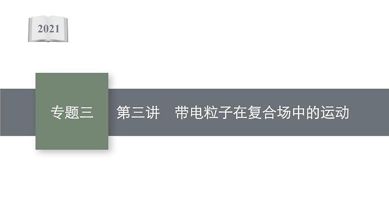 高中物理高考 专题三 第三讲　带电粒子在复合场中的运动—2021届高考物理二轮总复习课件第1页