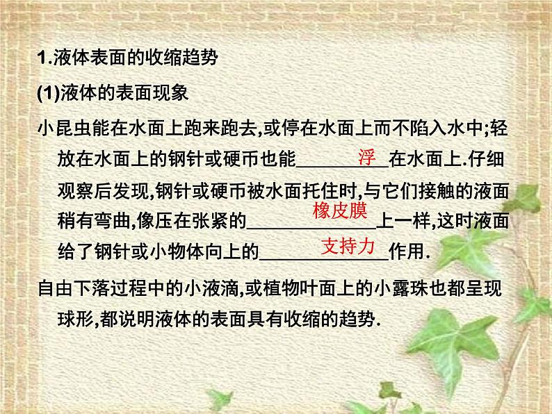 2022-2023年教科版(2019)新教材高中物理选择性必修3 第2章固体、液体和气体第2节液体课件第2页