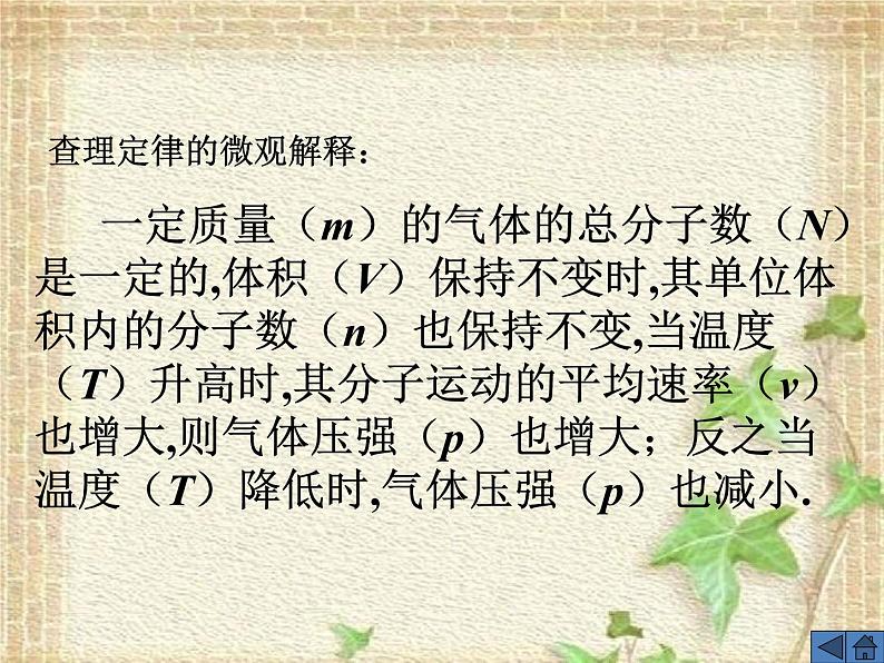 2022-2023年教科版(2019)新教材高中物理选择性必修3 第2章固体、液体和气体第5节气体的等容变化和等压变化课件第8页