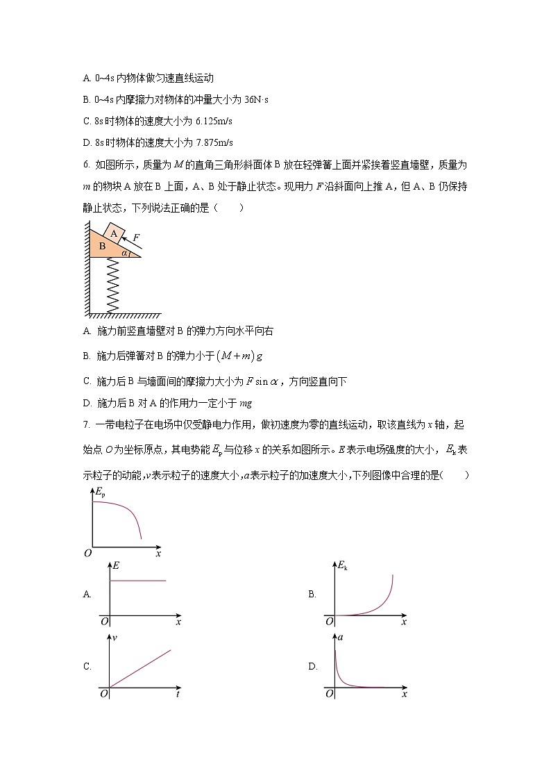 湖南省株洲市部分学校2023届高三物理上学期12月联考试卷（Word版附答案）第3页