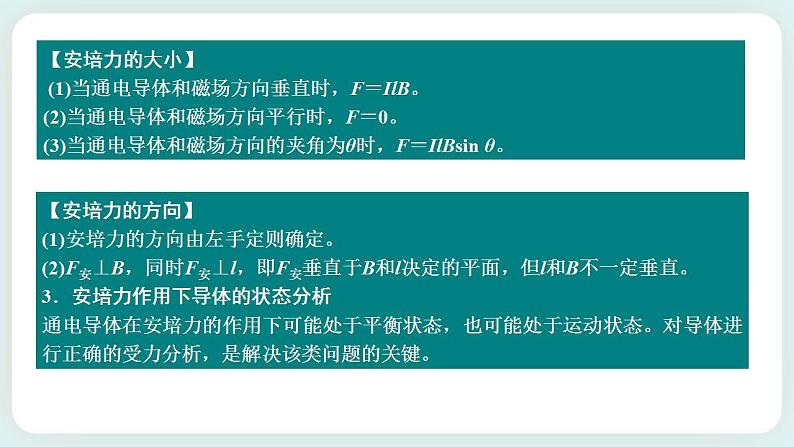 第一章 安培力与洛伦兹力 章末复习(课件)第6页