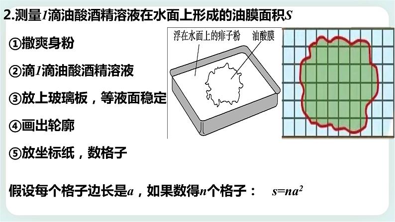 1.2实验：用油膜法估测油酸分子的大小课件第5页