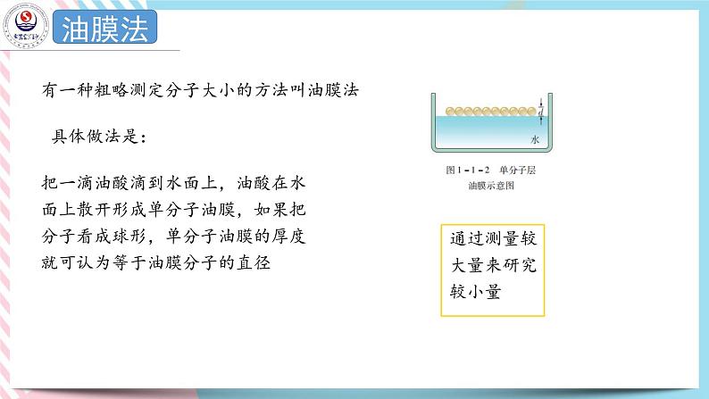 1.1物质是由大量分子组成的 课件-高二下学期物理粤教版（2019）选择性必修第三册05