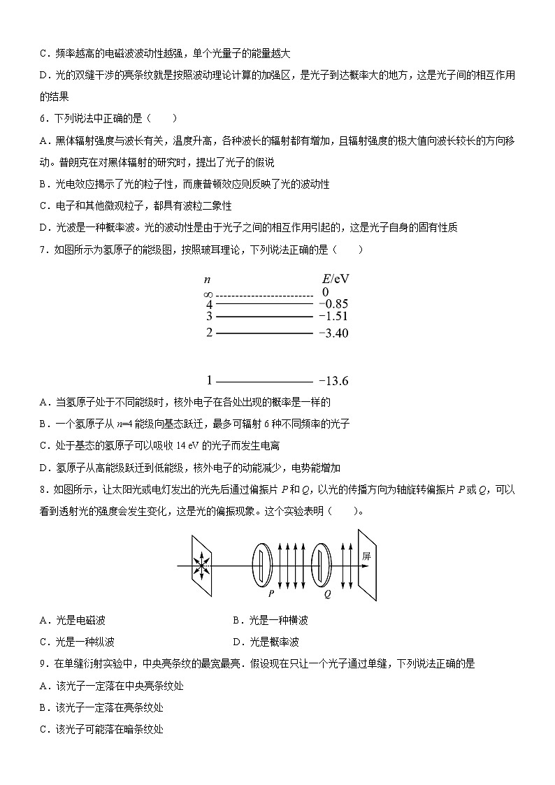 4.5 不确定性关系（同步练习）（原卷版)第2页
