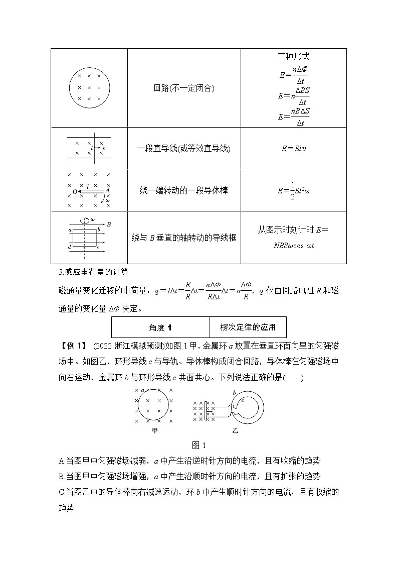2023版高考物理创新设计二轮复习讲义第15课时　电磁感应的综合分析第2页