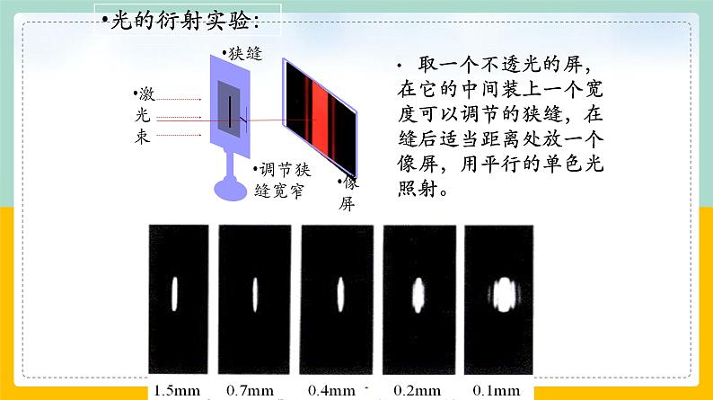 【人教版】物理选择性必修一  4.5 光的衍射  课件05