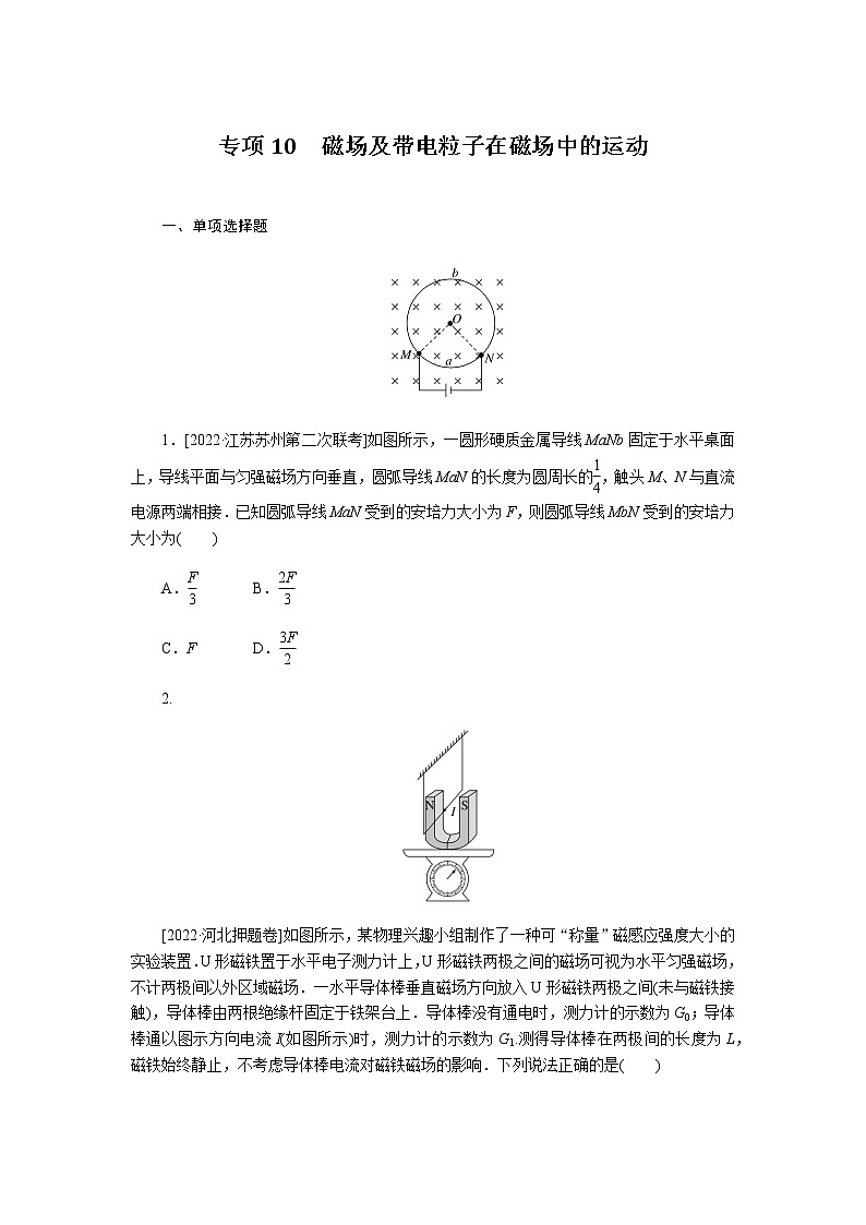 高考物理二轮复习专项分层特训专项10含答案第1页