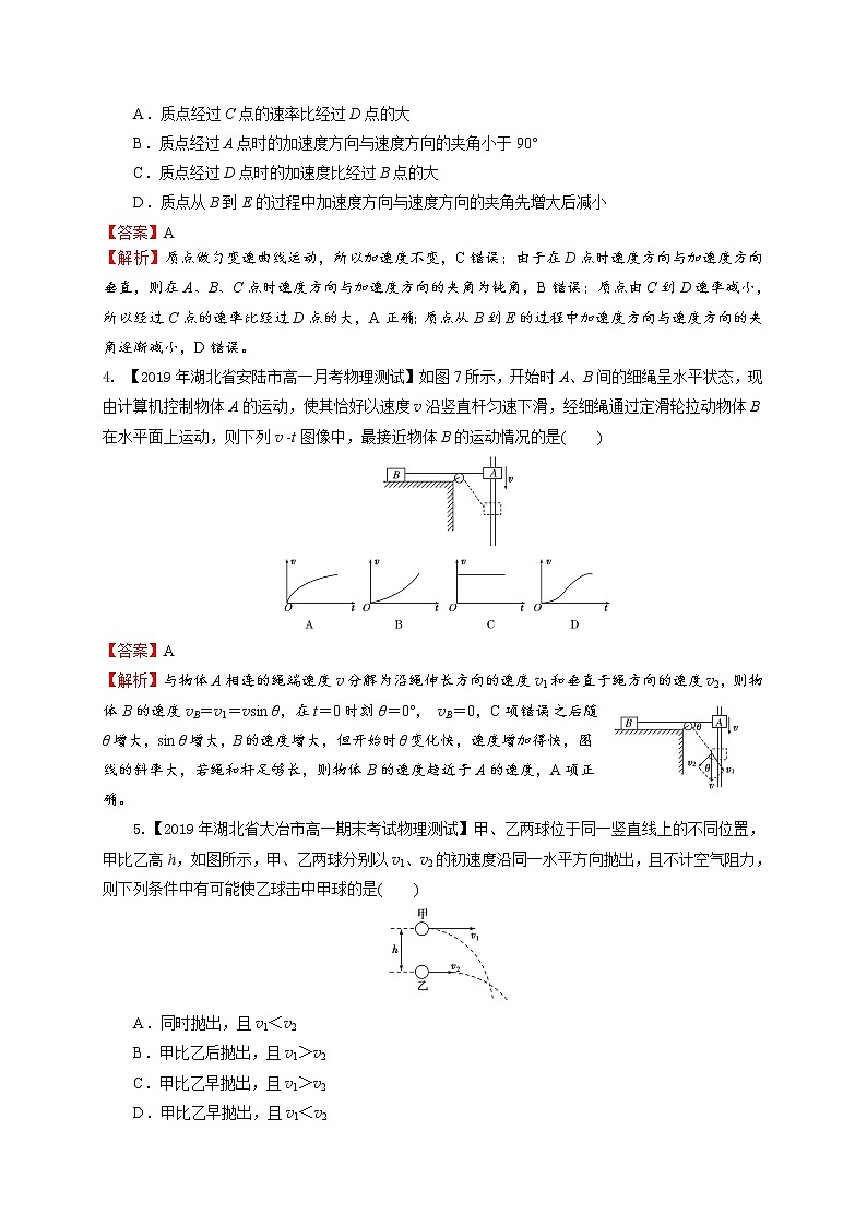 第五章  抛体运动（能力提升）-2020-2021学年高一物理章末培优与单元双优测评卷（新教材人教版必修第二册）02