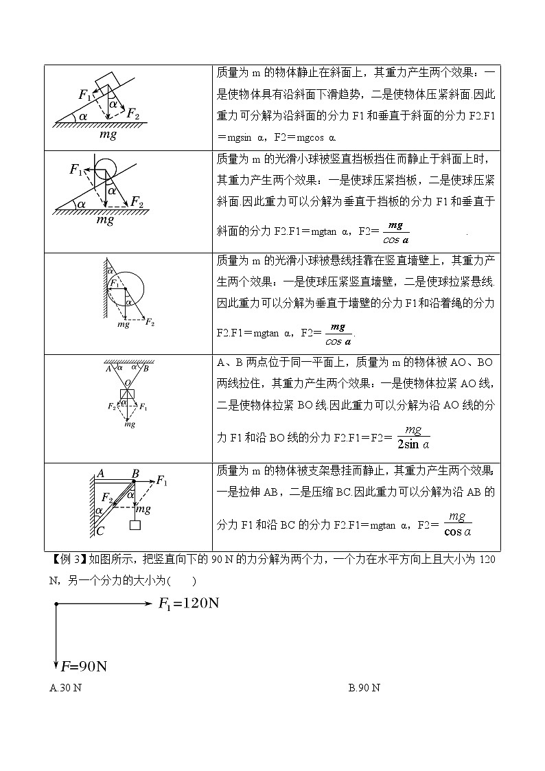 第3.5课时 力的分解（解析版）第3页
