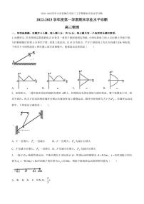 2022-2023学年山东省烟台市高三上学期期末学业水平诊断 物理（PDF版）