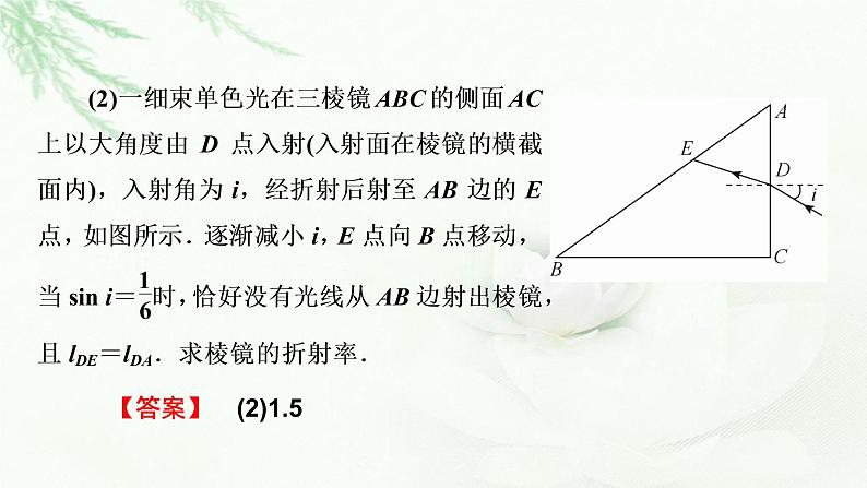 2023届高考物理二轮复习专题8振动与波光学课件第6页