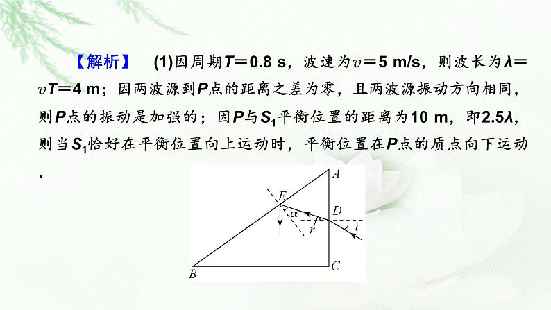 2023届高考物理二轮复习专题8振动与波光学课件第7页