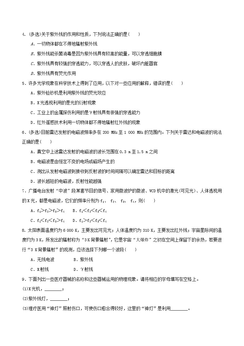 4.3电磁波谱（原卷版）第2页
