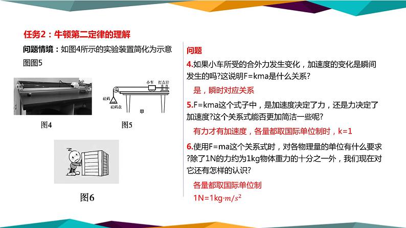 人教版高中物理必修第一册 4.3《牛顿第二定律》课件PPT06