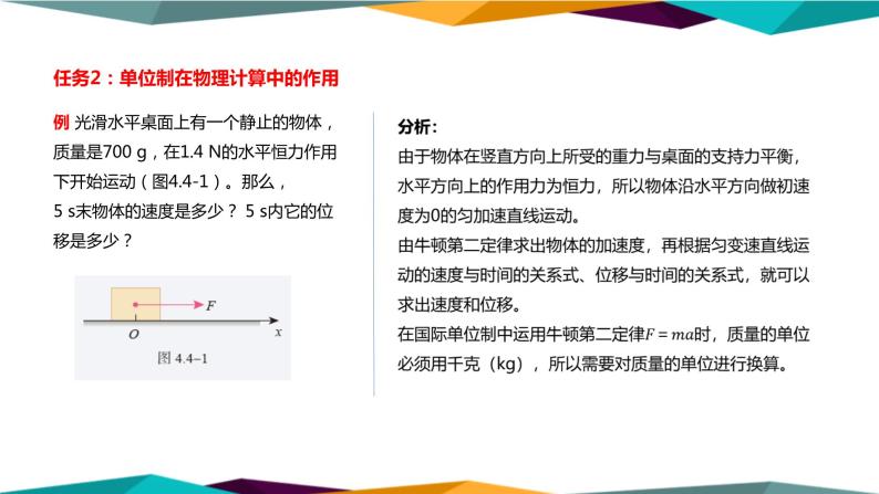 人教版高中物理必修第一册 4.4《力学单位制》课件PPT07