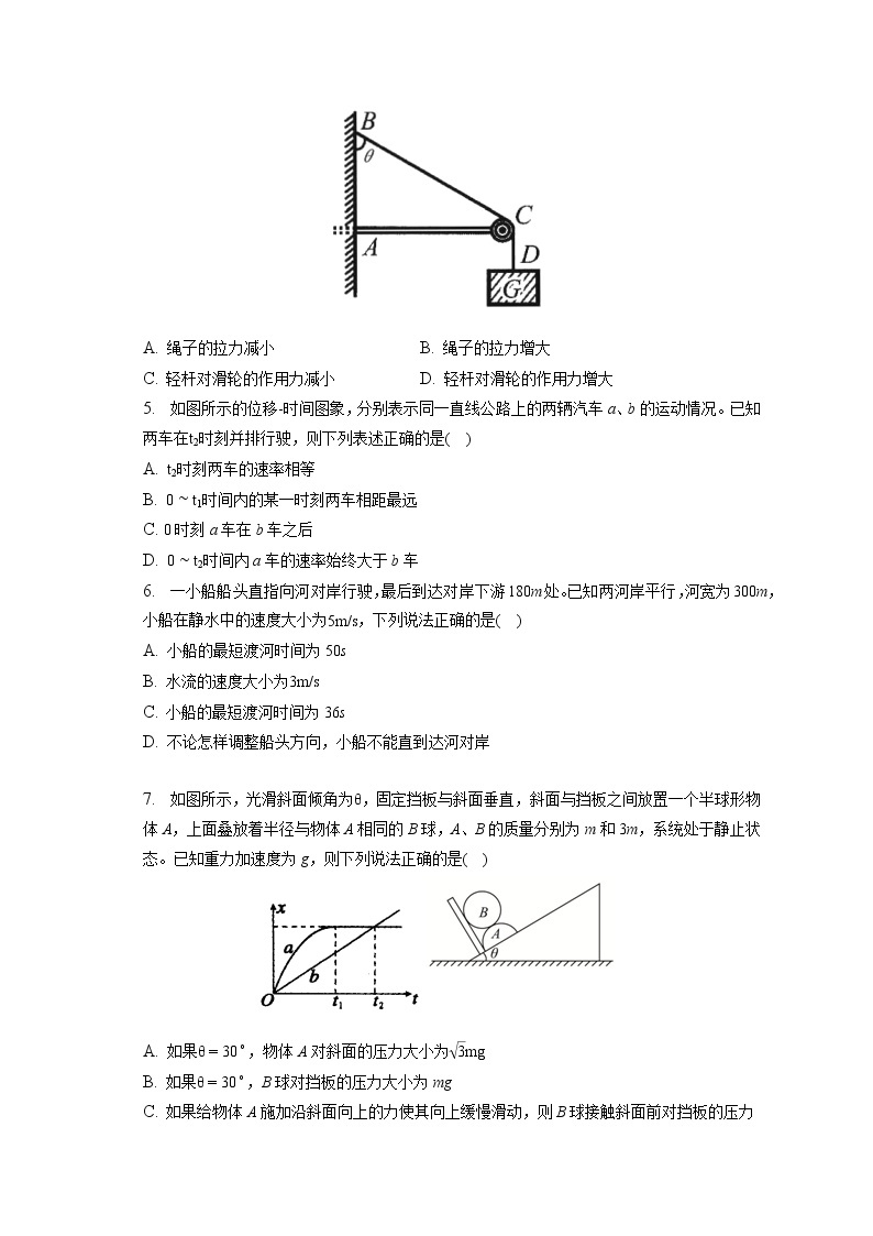 2022-2023学年辽宁省大连市高一（上）期末物理试卷（含答案解析）02