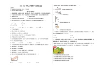 山东省淄博市沂源县第二中学2022-2023学年高一物理上学期期中考试试题（Word版附解析）