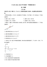 2023北京丰台区高三上学期期末考试物理含答案