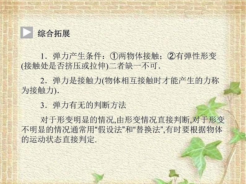 2022-2023年人教版(2019)新教材高中物理必修1 第3章相互作用-力第1节重力与弹力(2)课件第4页