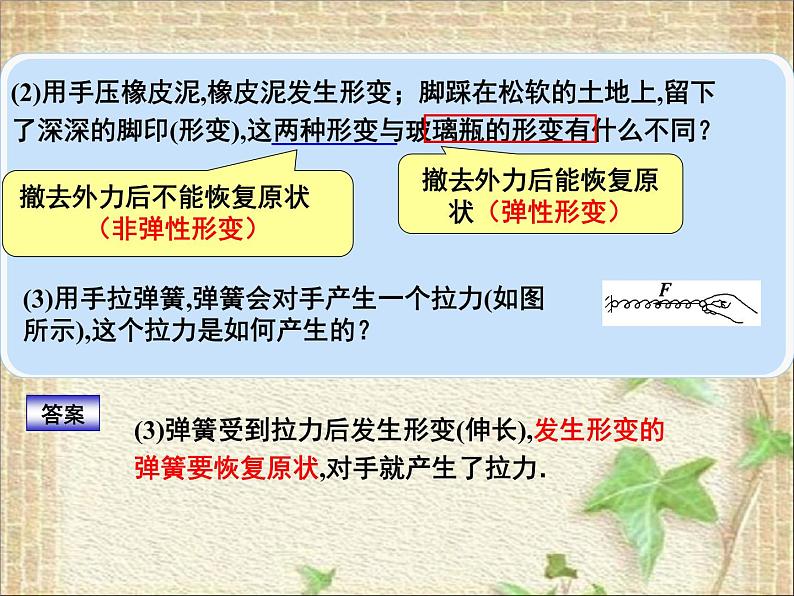 2022-2023年人教版(2019)新教材高中物理必修1 第3章相互作用-力第1节重力与弹力(13)课件第4页