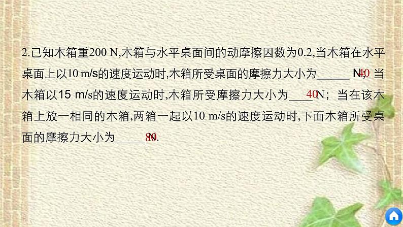 2022-2023年人教版(2019)新教材高中物理必修1 第3章相互作用-力第2节摩擦力(7)课件第5页