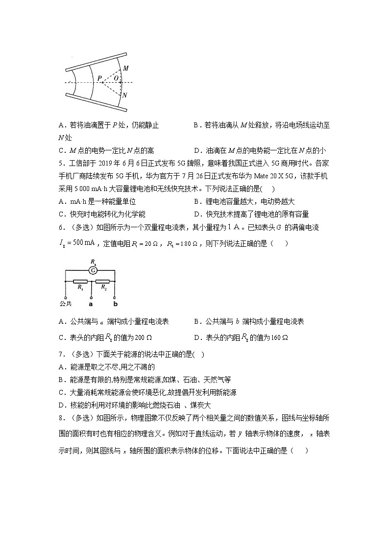 2022-2023学年河南省洛阳市第二中学高二上期期末考试物理试题（解析版）02
